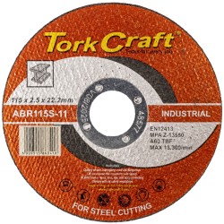 CUTTING DISC INDUSTRIAL METAL 115 X 2.5 X 22.2 MM