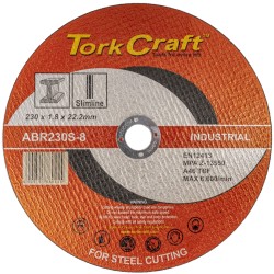 CUTTING DISC INDUSTRIAL METAL 230 X 1.8 X 22.2 MM