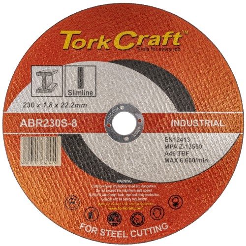CUTTING DISC INDUSTRIAL METAL 230 X 1.8 X 22.2 MM