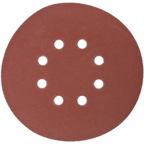 SANDING DISC 150MM 320 GRIT WITH HOLES 10/PK HOOK AND LOOP