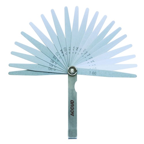 FEELER GAUGE 100MM 0.03 - 0.50MM 13 LEAVES DIN2275