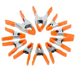 PONY 10PC STEEL SPRING CLAMP SET 8X1"20MM & 2X2"50MM