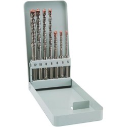 SDS DRILL BITS 7 PIECE SET IN METAL CASE SDS DRILL BITS 7 PIECE SET IN METAL CASE