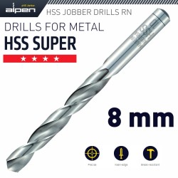 HSS SUPER DRILL BIT 8MM HSS SUPER DRILL BIT 8MM