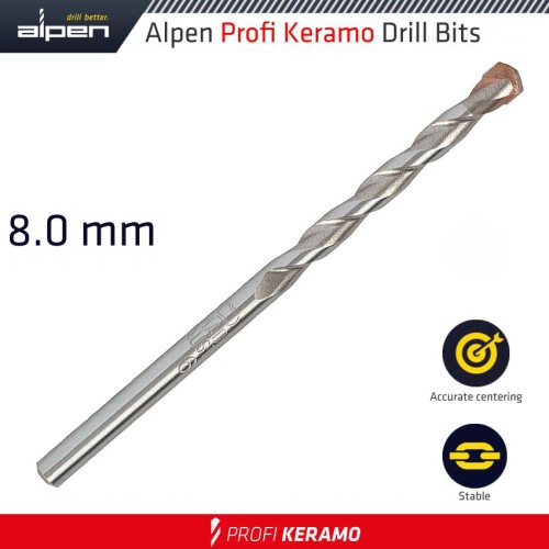 PROFI KERAMO TILE CERAMIC MARBLE BIT 8MM PROFI KERAMO TILE CERAMIC MARBLE BIT 8MM