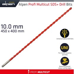 PROFI MULTICUT SDS+ SHANK PLW 10 X 450 PROFI MULTICUT SDS+ SHANK PLW 10 X 450