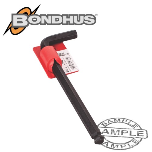 HEX BALL END L-WRENCH 10.0MM PROGUARD SINGLE BONDHUS HEX BALL END L-WRENCH 10.0MM PROGUARD SINGLE BONDHUS