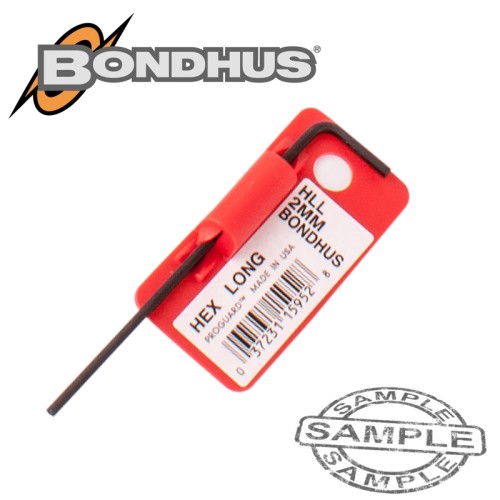 HEX END L-WRENCH 2.0MM PROGUARD SINGLE BONDHUS HEX END L-WRENCH 2.0MM PROGUARD SINGLE BONDHUS