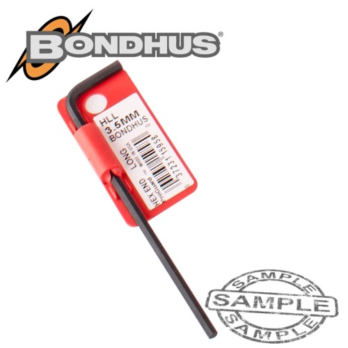 HEX END L-WRENCH 3.5MM PROGUARD SINGLE BONDHUS HEX END L-WRENCH 3.5MM PROGUARD SINGLE BONDHUS