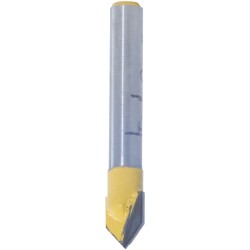 ROUTER BIT V GROOVE 90 DEGREE 1/2"