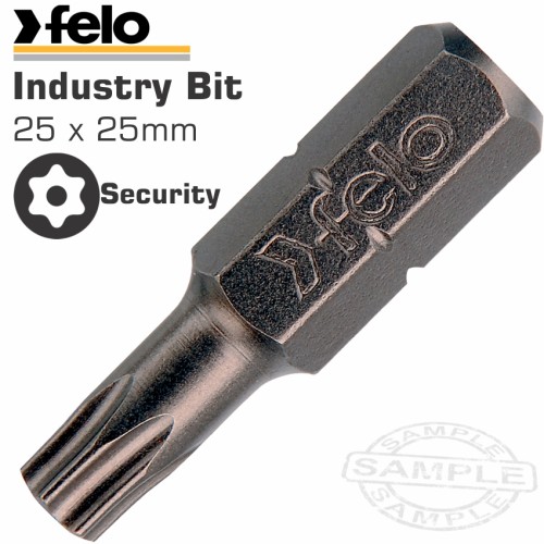 FELO TORX SECURITY TX25 X 25MM BULK INS. BIT FELO TORX SECURITY TX25 X 25MM BULK INS. BIT