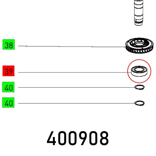 BALL BEARING 6005 VDW1 CM AV2 S U152M