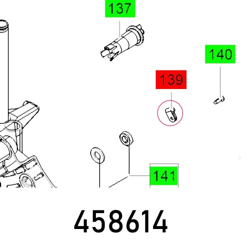 FASTENING CLIP CS 70 EB