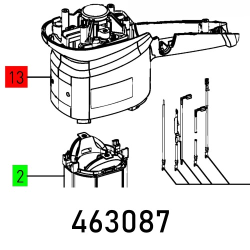 HOUSING OF 1010 EBQ