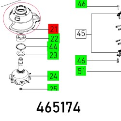 GEAR COVER RO 150 FEQ