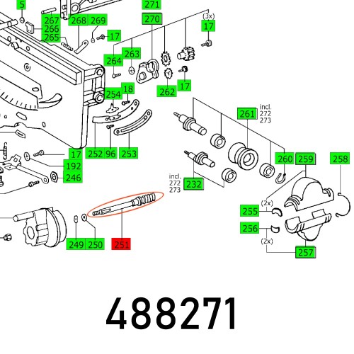 SPINDLE CS 70 EB