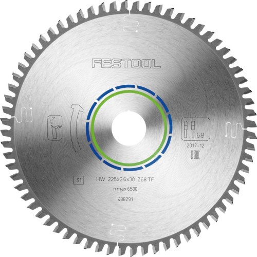 FESTOOL SPECIAL SAW BLADE 225X2,6X30 TF68 488291