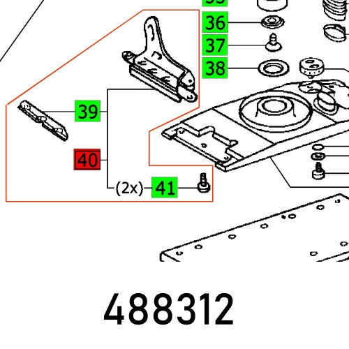 CLAMP 2 QTY RS 1 C CPL. ET-GR