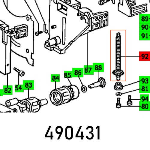 SPINDLE BASIS 1 A/T