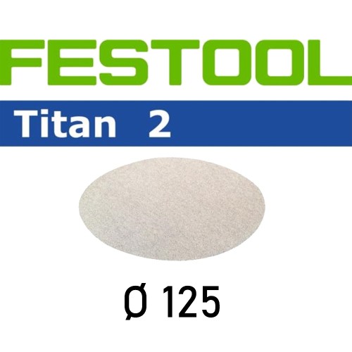FESTOOL SANDING DISCS STF D125/0 P1200 TI2/100 TITAN 2 492363