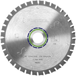FESTOOL FLAT TOOTH SAW BLADE 210X2,2X30 F36 493351