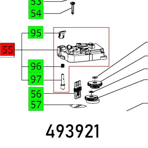 PENDULAR HOUSIN DF 500 Q ET-BG