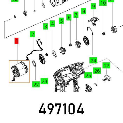 MOTOR C 15 ECM