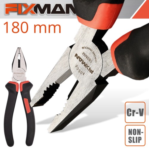 FIXMAN INDUSTRIAL COMBINATION PLIERS 7"/187MM
