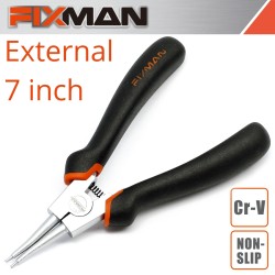 FIXMAN STRAIGHT EXTERNAL CIRCLIP PLIERS 7"/175MM