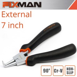 FIXMAN EXTERNAL CIRCLIP PLIERS 7"/175MM  90 DEG