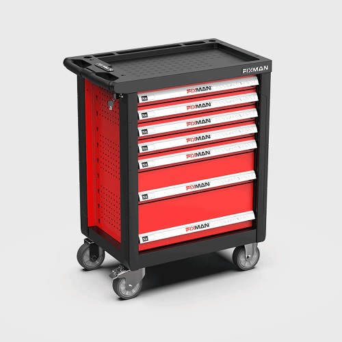 FIXMAN EMPTY 7 DRAWER ROLLER CABINET ON CASTORS 958MM X 766MM X 465MM FIXMAN EMPTY 7 DRAWER ROLLER CABINET ON CASTORS 958MM X 766MM X 465MM