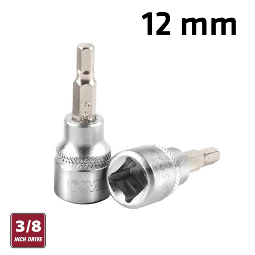 FIXMAN 3/8" DR.BIT SOCKET 12MM HEX ALLEN H12 FIXMAN 3/8" DR.BIT SOCKET 12MM HEX ALLEN H12