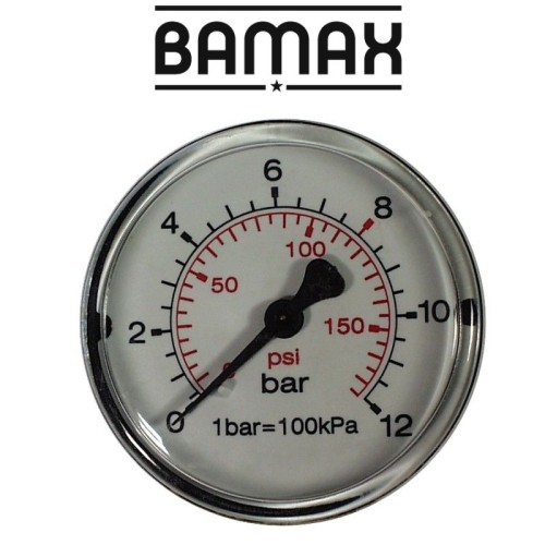PRESSURE GAUGE 50MM 1/8 REAR PRESSURE GAUGE 50MM 1/8 REAR