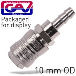 QUICK COUPLER 10MM HOSE PACKAGED