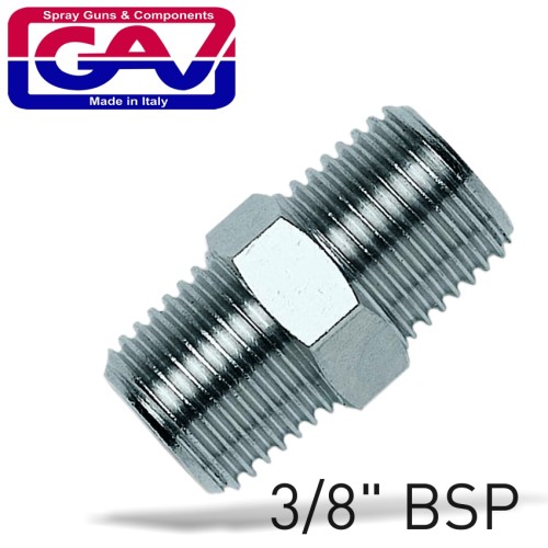 TAPER NIPPLE 3/8 X 3/8 M/M