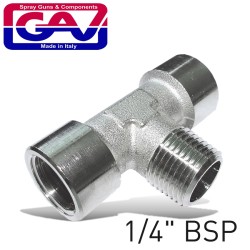 T CONNECTOR 1/4" FMF