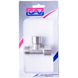 T CONNECTOR 1/2" FFM PACKAGED