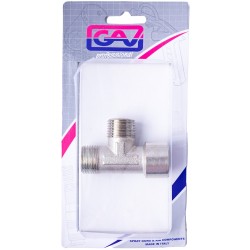 T CONNECTOR 1/2" MMF PACKAGED