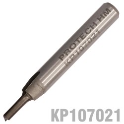STRAIGHT BIT 1/8" (3.2MM) X 1/2" CUT SOLID CARBIDE 2 FLUTE 1/4"SHANK