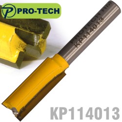 STRAIGHT BIT 3/8"(9.5MM) X 1"(25.4MM) CUT 2 FLUTE WITH BOTTOM CUT 1/4"