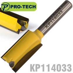 STRAIGHT BIT 1/2"(12.7MM) X 1"(25.4MM) CUT 2 FLUTE WITH BOTTOM CUT 1/4