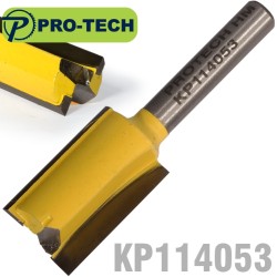 STRAIGHT BIT 5/8"(15.9MM) X 1"(25.4MM) CUT 2 FLUTE WITH BOTTOM CUT 1/4