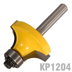 CORNER ROUNDING 1 1/4" X 5/8" (3/8" RADIUS) 1/4" SHANK