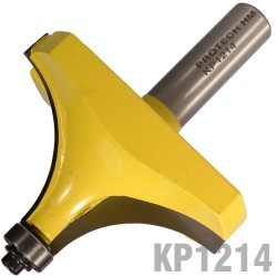 CORNER ROUNDING 2 3/4" X 1 3/8" (1 1/8" RADIUS) 1/2" SHANK