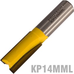 STRAIGHT BIT 14MM X 26MM CUT 2 FLUTE METRIC 1/2" SHANK