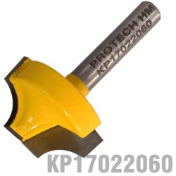 OVOLO & ROUNDING OVER 27MM X 15MM 1/4" SHANK