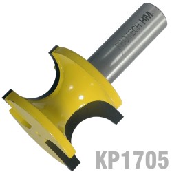 BULL NOSE RADIUS 3/4" X 29MM FULL RADIUS 1/2" SHANK