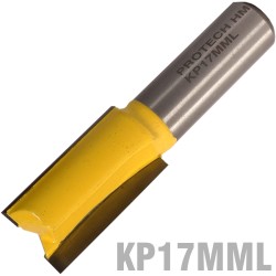 STRAIGHT BIT 17MM X 32MM CUT 2 FLUTE METRIC 1/2" SHANK