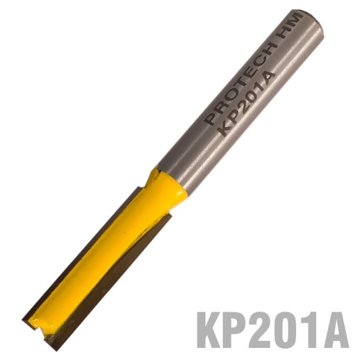 STRAIGHT BIT 1/4" (6.35MM) X 1"(25.4MM) TWO FLUTE LONG 1/4" SHANK