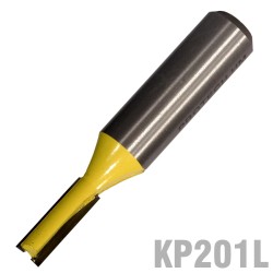 STRAIGHT BIT 1/4" (6.35MM) X 3/4"(19MM) TWO FLUTE 1/2" SHANK